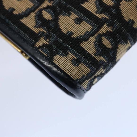 Christian Dior Trotter Canvas Pouch Navy Auth ep2830 - Picture 15 of 15